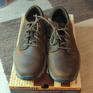 Skechers Men's Leather Relaxed Fit, Goodyear® Sole Air Cooled Memory Foam Loafer